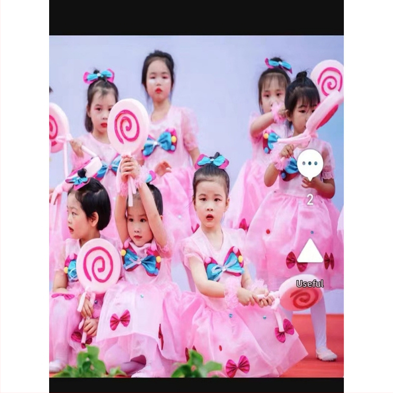 Prop batón pre materskú školu na rannú gymnastiku (dizajn lízanky) – Značka Other; Skladom: Ready stock; Leto 2021 vydanie