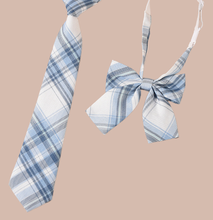 Вратовръзка-бант за жени, райета, полиестер, форма: бант, стил: свободен; подходяща за училище и cosplay