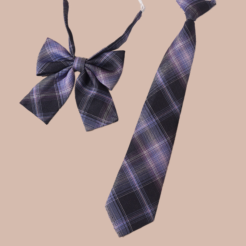 Вратовръзка-бант за жени, райета, полиестер, форма: бант, стил: свободен; подходяща за училище и cosplay