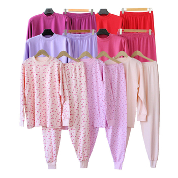 Moterų medvilninis terminis apatinių komplektas rudens sezonui, 100% medvilnė, vieno sluoksnio, 190 g/m², minkštas, išlaiko šilumą