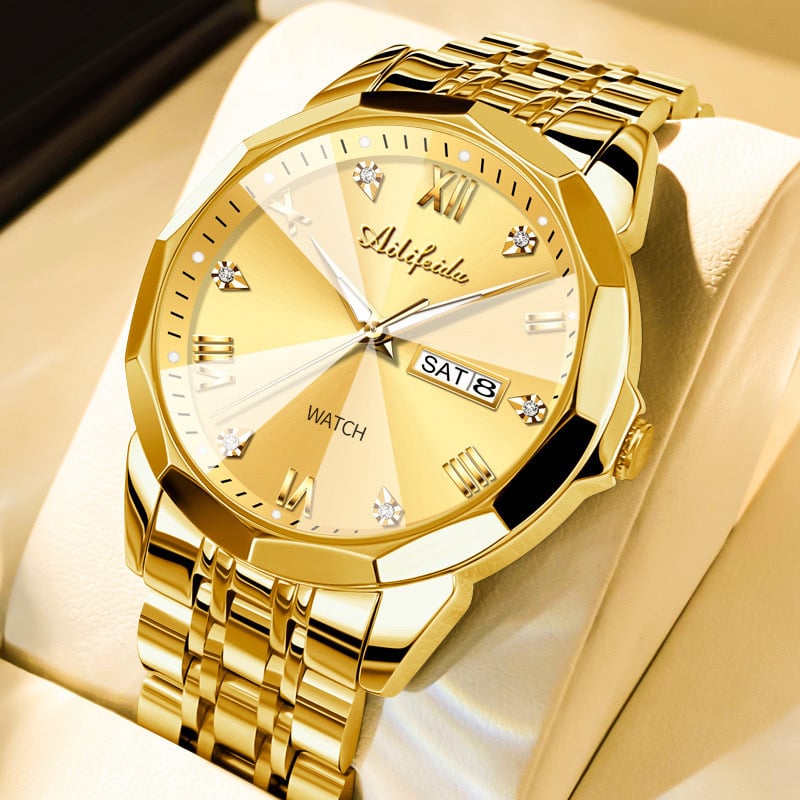 Vīriešu automātiska mehāniskā pulksteņa ar Seagull kustību, kalendārs, nerūsējošā tērauda korpuss, 42 mm ciparnīcas diametrs, safīra kristāls