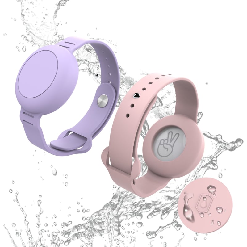 Θήκη προστασίας AirTag από σιλικόνη, βραχιόλι για AirTag, μοντέλο AT-45, μαλακό περίβλημα, μορφοποίηση από πλαστικό, συμβατό με AirTag