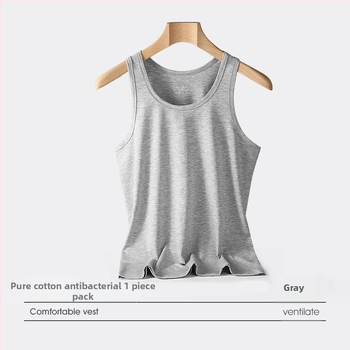 Meeste puuvillane tank-topp – 100% puuvill, kerge, hingav, suve 2024 mudel trenni jaoks