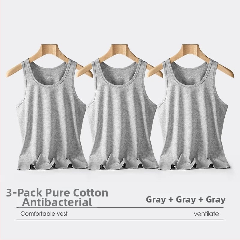 Meeste puuvillane tank-topp – 100% puuvill, kerge, hingav, suve 2024 mudel trenni jaoks