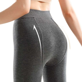 Ženske leggings 3/4 duljine s flis podstavom, toplo, opušten kroj