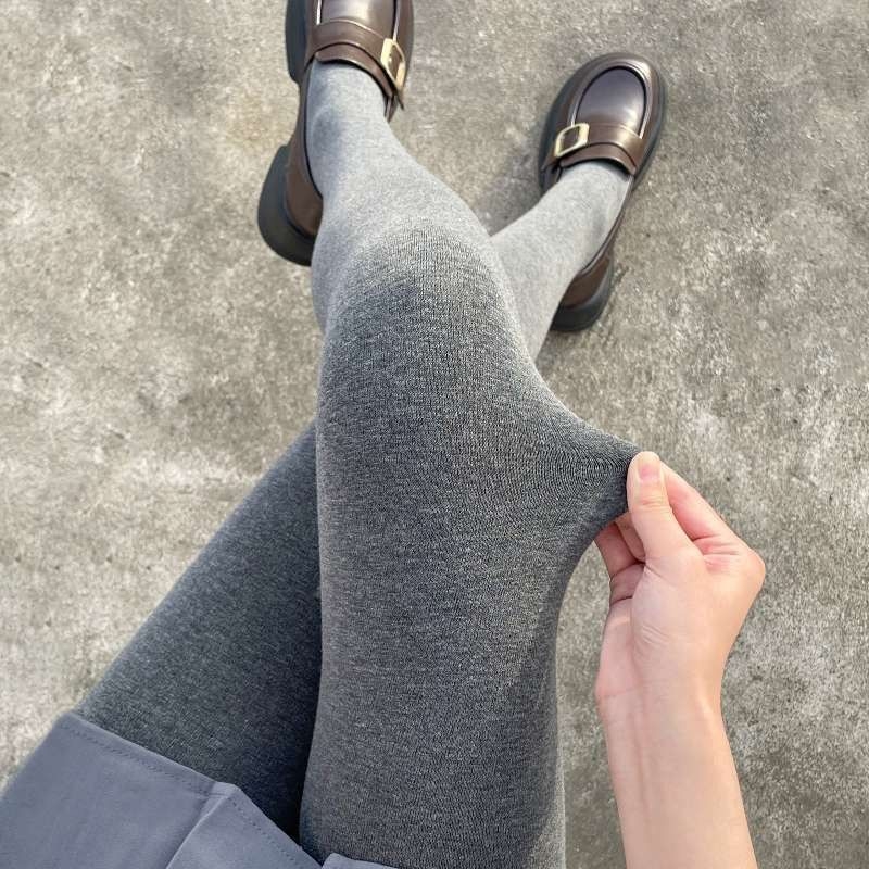 Ženske leggings 3/4 duljine s flis podstavom, toplo, opušten kroj