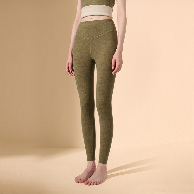 Moterų termo leginsai su aukšta juosmeniu, klubų pakėlimas, be siūlių, su veliūrine apdaila, pavasario–rudens laikotarpiui, vidaus ar išorės dėvėjimui