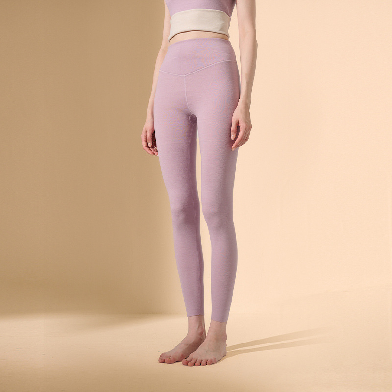 Moterų termo leginsai su aukšta juosmeniu, klubų pakėlimas, be siūlių, su veliūrine apdaila, pavasario–rudens laikotarpiui, vidaus ar išorės dėvėjimui