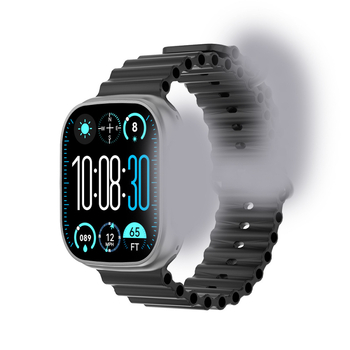 Έξυπνο ρολόι - Παρακολούθηση καρδιακού ρυθμού, Μέτρηση αρτηριακής πίεσης, Λειτουργία NFC, Κλήσεις μέσω Bluetooth, Αδιάβροχο