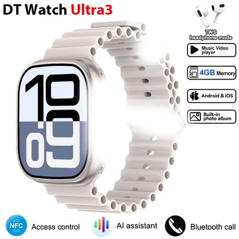 Έξυπνο ρολόι - Παρακολούθηση καρδιακού ρυθμού, Μέτρηση αρτηριακής πίεσης, Λειτουργία NFC, Κλήσεις μέσω Bluetooth, Αδιάβροχο