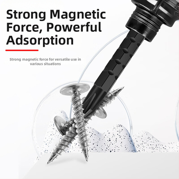 Σετ κατσαβιδιών διπλής κεφαλής με επεκτεινόμενη μικρή κατσαβίδα, Phillips/πλάγια και Torx, ρυθμιζόμενος μηχανισμός; CR-V ατσάλι, μαγνητικό, χωρίς μόνωση, λαβή PP, βάρος 0.1