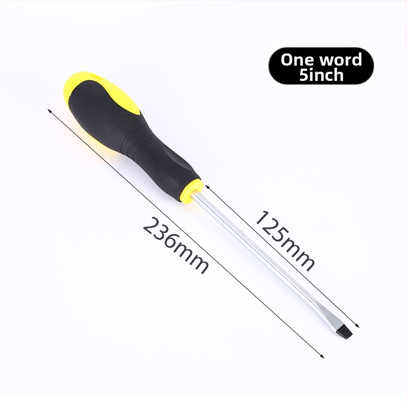 Henglida μίνι μαγνητικό κατσαβίδι με σταυροκεφαλή, από άνθρακα χάλυβα και λαβή από δύο υλικά