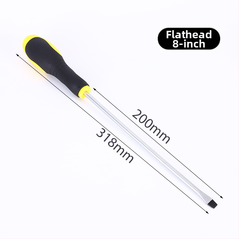 Henglida μίνι μαγνητικό κατσαβίδι με σταυροκεφαλή, από άνθρακα χάλυβα και λαβή από δύο υλικά