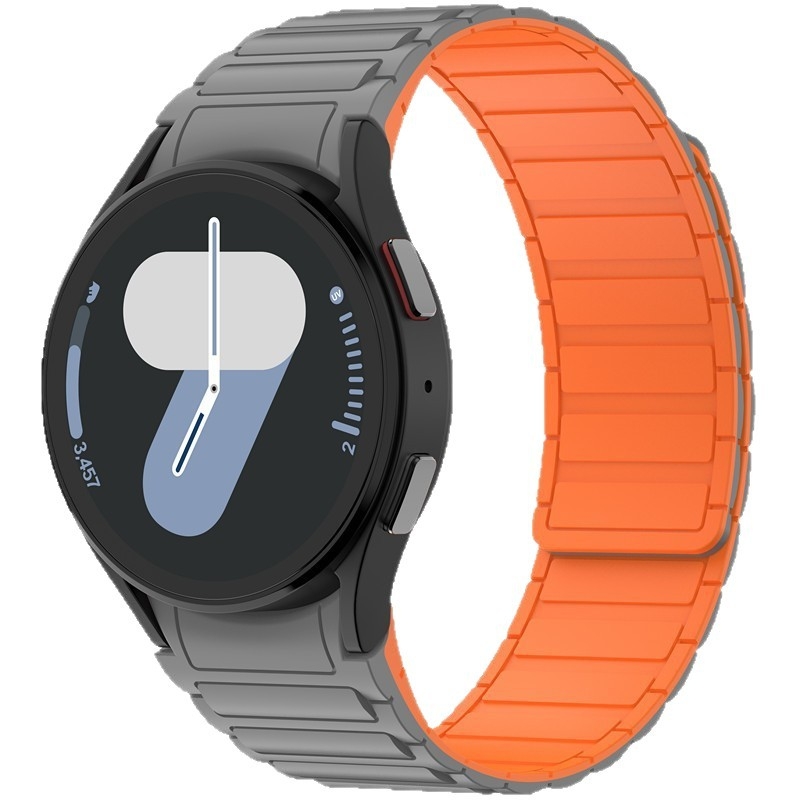 Silikonska narukvica za sat s magnetskom kopčom, 18/20/22 mm, kompatibilna sa Samsung Galaxy Watch