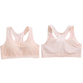 Pánt nélküli pamut melltartó tiniknek — lélegző, nedvességfelszívó, kényelmes; teljes kosár, vékony formázott kosár, 95% pamut