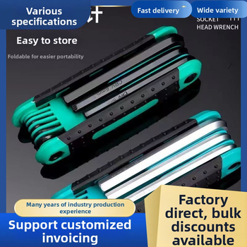 Sada vnútorných šesťhranov – Chromium Vanadium Alloy Steel, vnútorná šesťhranná hlava, Značka: Other