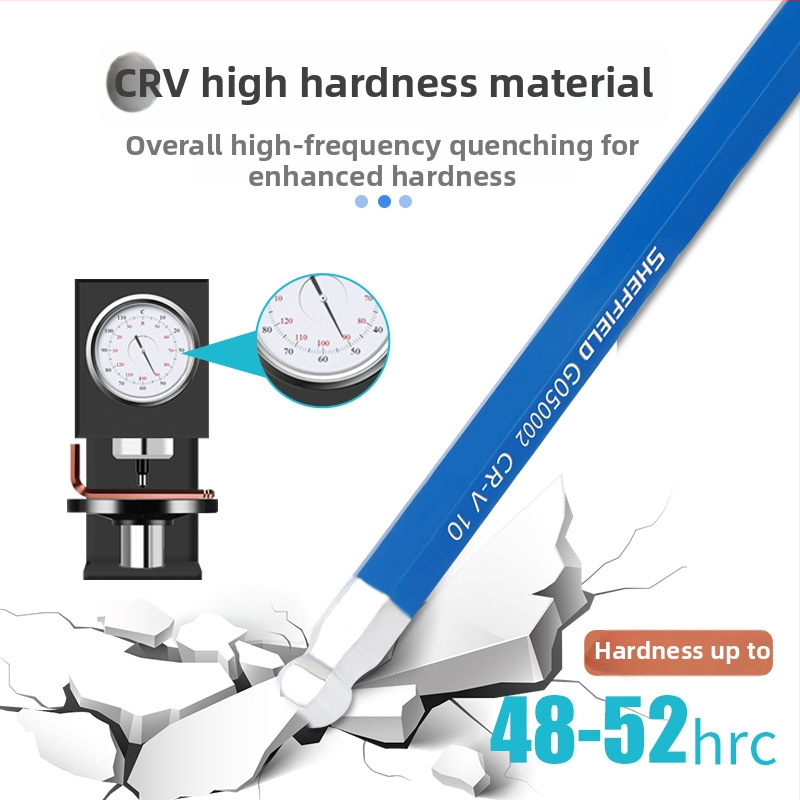 Steel Shield Sada imbusových kľúčov, z chróm-vanádiovej ocele, vysoká tvrdosť, predĺžený dosah, vnútorný šesťuholník