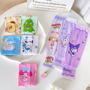 Bērnu UV aizsardzības Ice Silk rokas piedurknes, elpojošas vasaras brīvā piegriezuma, poliestera-viskoze maisījums