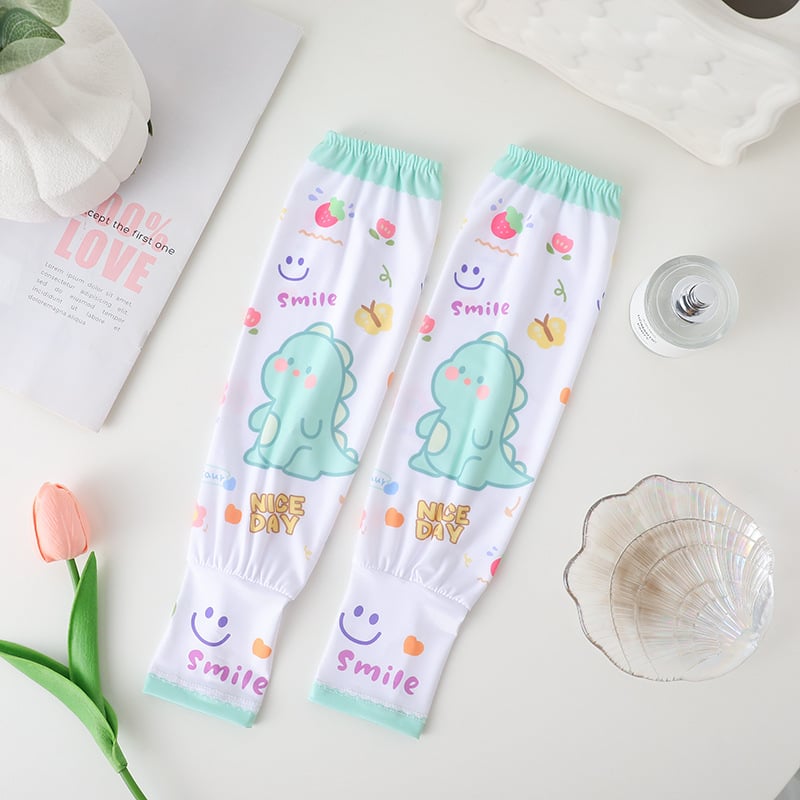 Bērnu UV aizsardzības Ice Silk rokas piedurknes, elpojošas vasaras brīvā piegriezuma, poliestera-viskoze maisījums