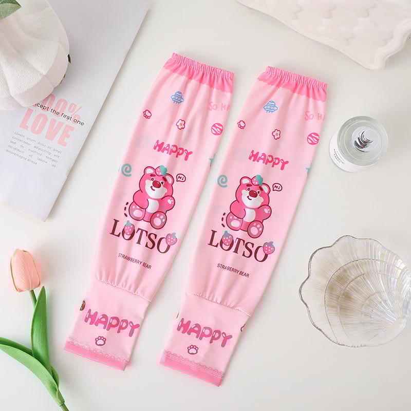 Bērnu UV aizsardzības Ice Silk rokas piedurknes, elpojošas vasaras brīvā piegriezuma, poliestera-viskoze maisījums