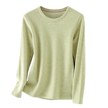 Set termic feminin din catifea vulcanică — căptușit cu fleece, ultradens, bluza cu guler rotund și mâneci lungi + pantaloni, 90–95% poliester