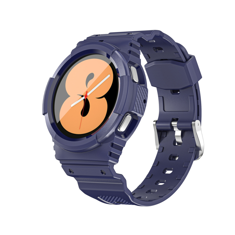 TPU futrola s integriranim prozirnim remenom za Samsung Galaxy Watch4/5 – sportski stil; materijal TPU; kompatibilnost: Galaxy Watch4/5