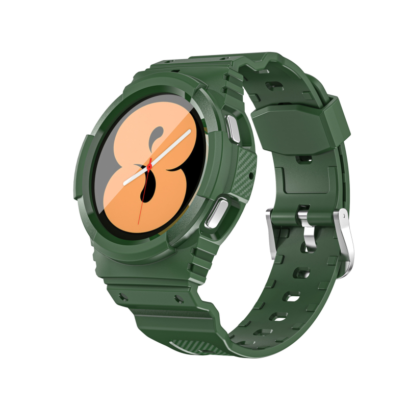 TPU futrola s integriranim prozirnim remenom za Samsung Galaxy Watch4/5 – sportski stil; materijal TPU; kompatibilnost: Galaxy Watch4/5