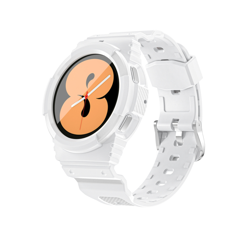 TPU futrola s integriranim prozirnim remenom za Samsung Galaxy Watch4/5 – sportski stil; materijal TPU; kompatibilnost: Galaxy Watch4/5