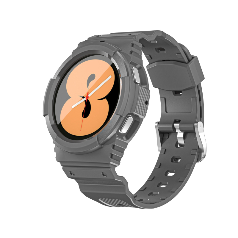 TPU futrola s integriranim prozirnim remenom za Samsung Galaxy Watch4/5 – sportski stil; materijal TPU; kompatibilnost: Galaxy Watch4/5