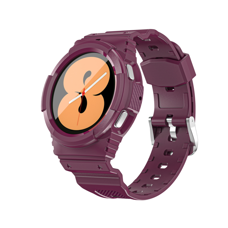 TPU futrola s integriranim prozirnim remenom za Samsung Galaxy Watch4/5 – sportski stil; materijal TPU; kompatibilnost: Galaxy Watch4/5