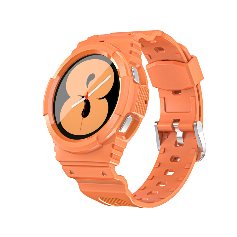 TPU futrola s integriranim prozirnim remenom za Samsung Galaxy Watch4/5 – sportski stil; materijal TPU; kompatibilnost: Galaxy Watch4/5