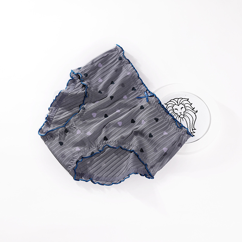 Памучни дамски бикини с висока средна талия, дишащи и стягащи корема, модел 5042117, обикновено преплетение