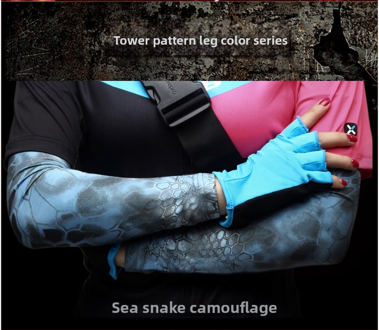 Chief Outdoor Μανίκια Χεριών με Μοντέλο Python – UV Προστασία, Ύφασμα Ice Silk, Spandex/Lycra, Εκτύπωση Λογοτύπου, Παραμετροποίηση