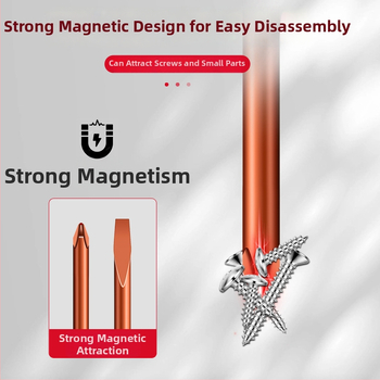 Siuvimo mašinos atsuktuvų rinkinys su Phillips ir plokščiojo galvutės bitais, magnetinis, didelis kietumas, S2 įrankių plienas, su ilga rankena