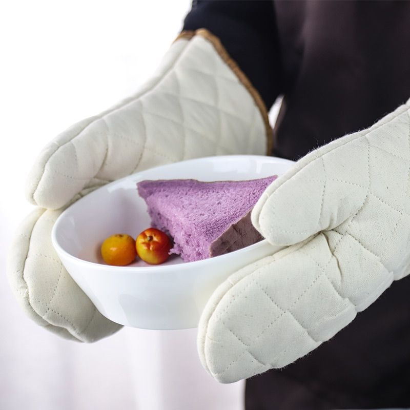Unique platnene rukavice za mikrovalnu pećnicu – debeli otporni materijal, visokotemperaturna izolacija, kućna kuhinja