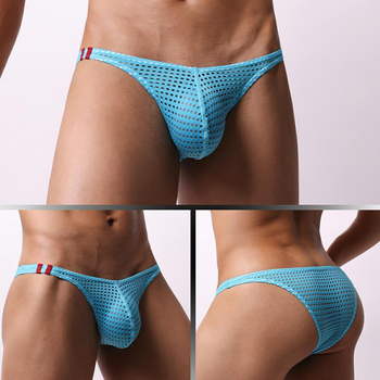 Meeste võrgustik bikini madala vöökohtaga — hingav spandeks-kude, 95–100% spandex