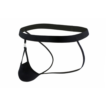 String pentru bărbați, talie înaltă, cu buzunar detașabil, din nailon respirabil