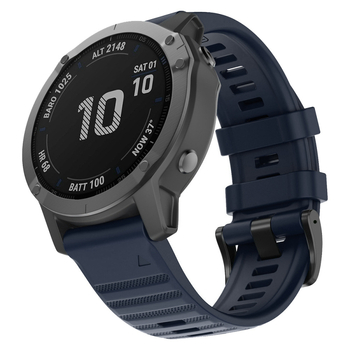 Silikónový náramok na Garmin Fenix 6/6X/5X a Fenix 3 HR — 26 mm rýchle odopnutie, ľahký, štýlový dizajn