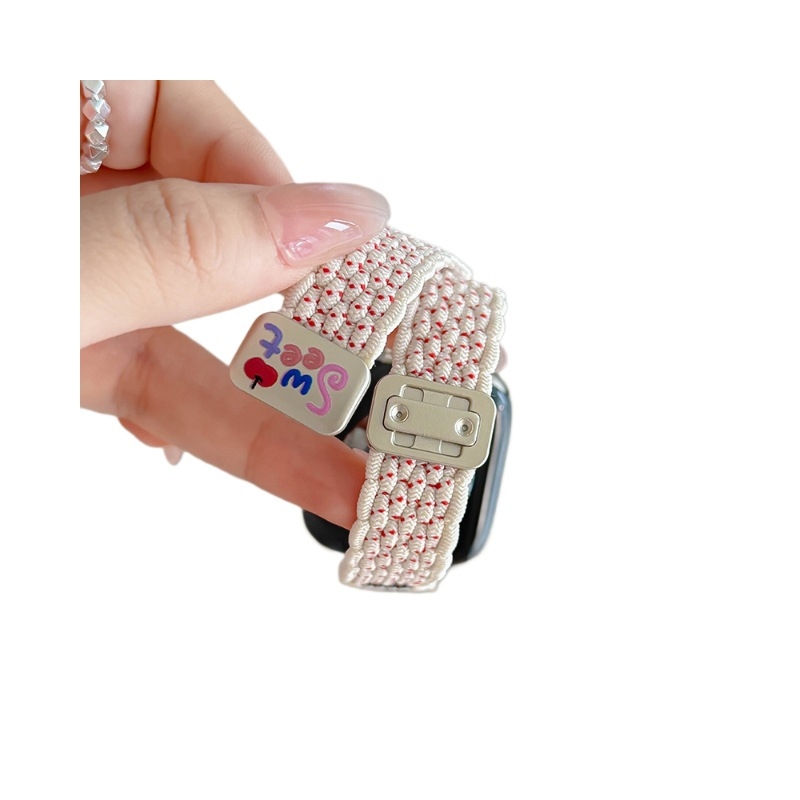 Pás Apple Watch s dizajnom medve, priedušný nylon, magnetická pracka