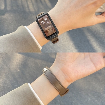 Brățară pentru Huawei Band 10, material Cortex, lățime 14 mm, închidere cu capse, greutate 20 g