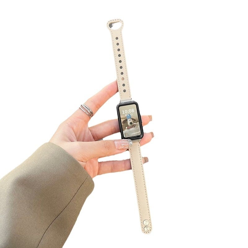 Brățară pentru Huawei Band 10, material Cortex, lățime 14 mm, închidere cu capse, greutate 20 g