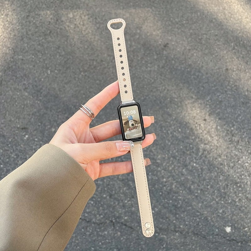 Brățară pentru Huawei Band 10, material Cortex, lățime 14 mm, închidere cu capse, greutate 20 g