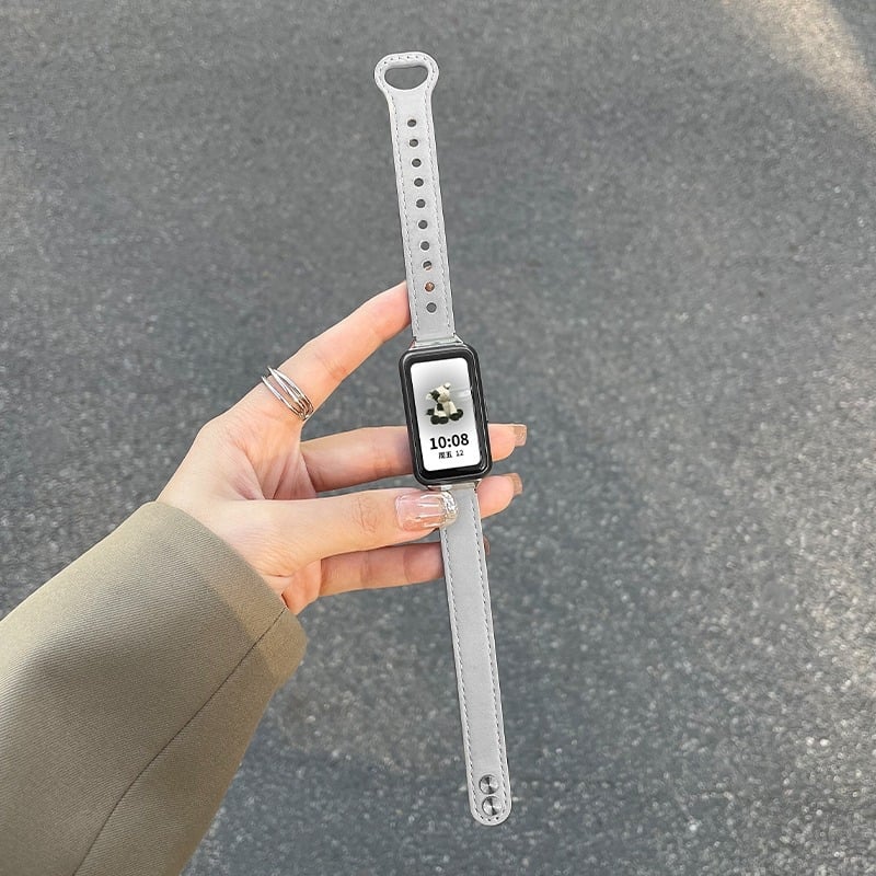 Brățară pentru Huawei Band 10, material Cortex, lățime 14 mm, închidere cu capse, greutate 20 g