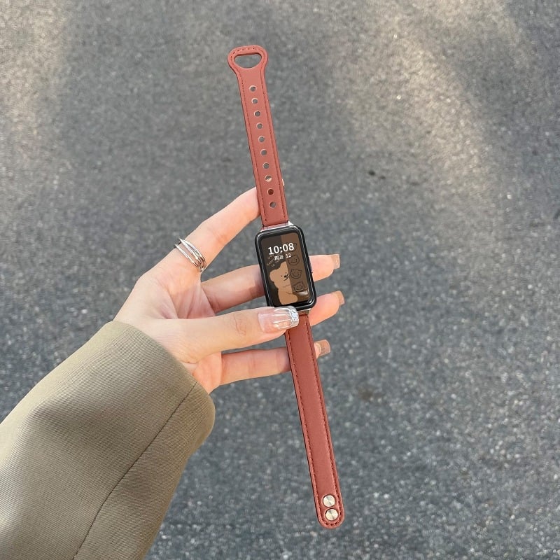 Brățară pentru Huawei Band 10, material Cortex, lățime 14 mm, închidere cu capse, greutate 20 g