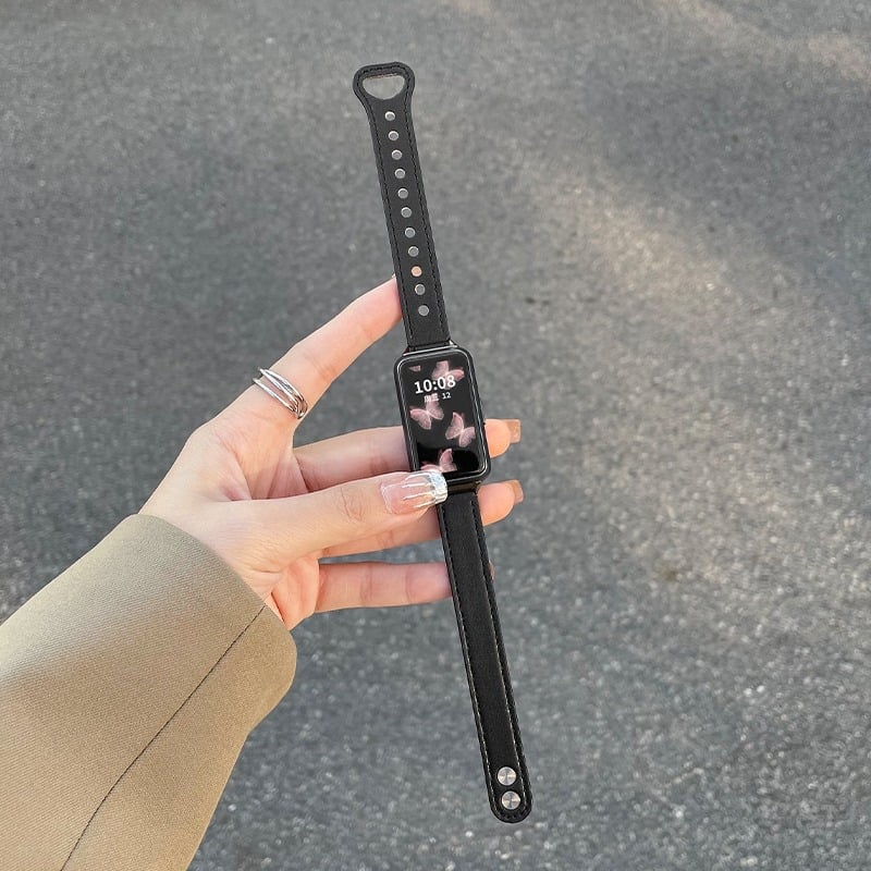 Brățară pentru Huawei Band 10, material Cortex, lățime 14 mm, închidere cu capse, greutate 20 g