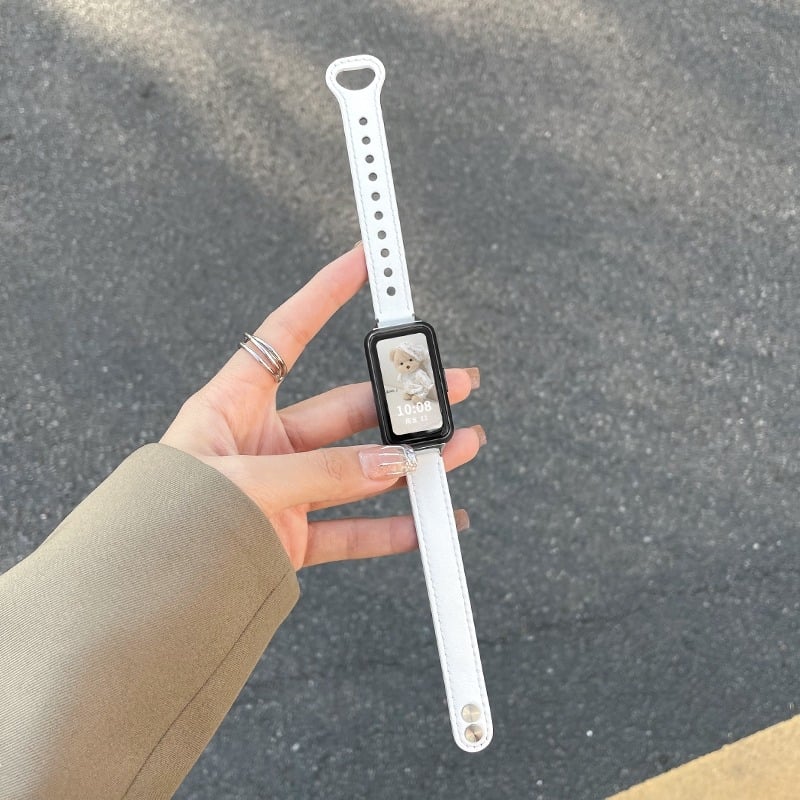 Brățară pentru Huawei Band 10, material Cortex, lățime 14 mm, închidere cu capse, greutate 20 g