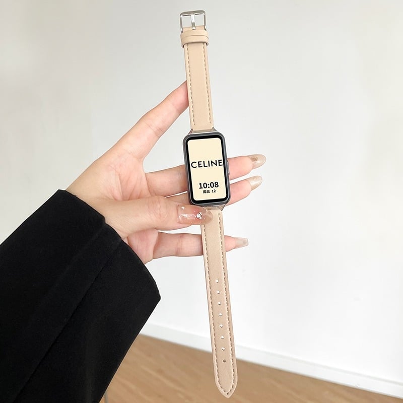 Brățară pentru Huawei Band 10, material Cortex, lățime 14 mm, închidere cu capse, greutate 20 g