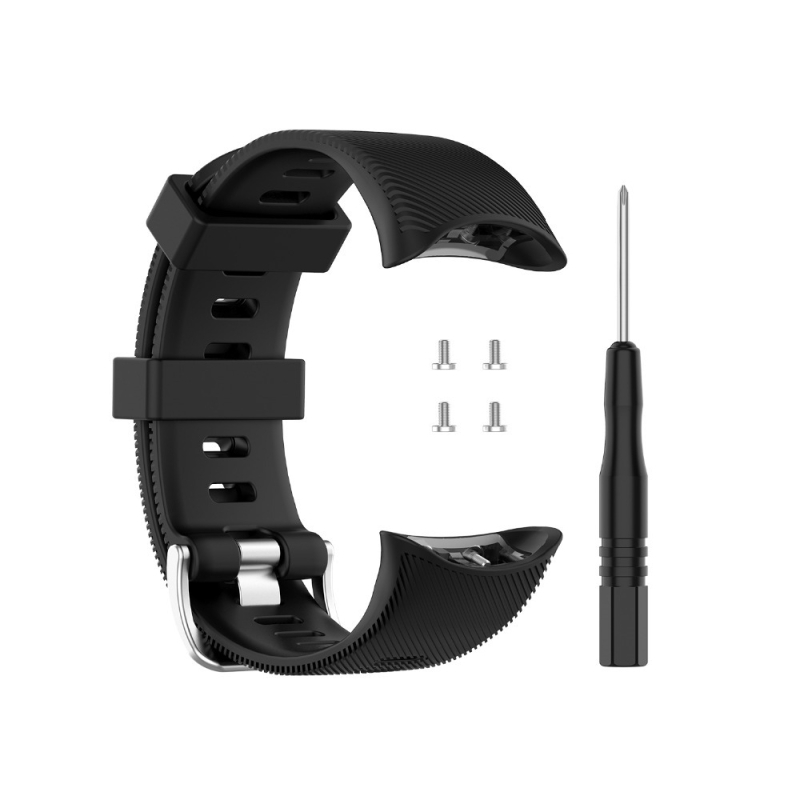 Bratara silicon Garmin Forerunner 45/45S cu cataramă din oțel (20 g, 2022, dimensiune interfață personalizabilă)