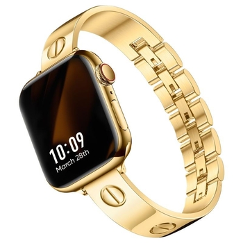 Βραχιόλι από ανοξείδωτο ατσάλι 316L για Apple Watch, διαστάσεις 20/22 mm, κούμπωμα snap, βάρος 20 g