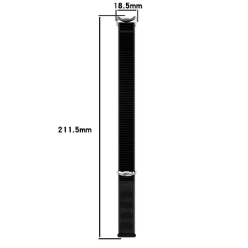 Brățară Velcro din nylon pentru Xiaomi Mi Band 9/10 și Mi Band 8 NFC – curea din pânză țesută